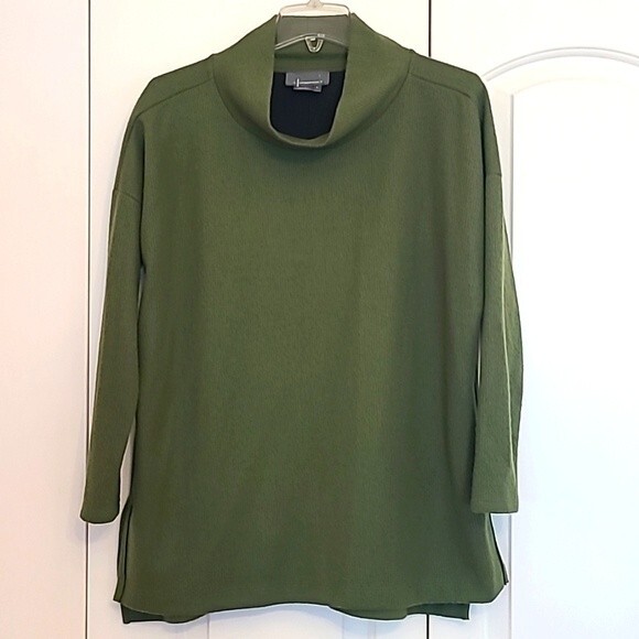 Anthropologie Theresa Tunic Top Green Size Small - Picture 4 of 11